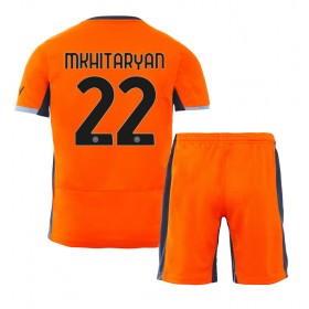 Inter Milan Henrikh Mkhitaryan #22 Tredje Kläder Barn 2023-24 Kortärmad (+ Korta byxor)